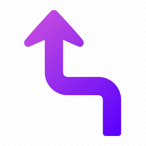 Arrow, indicator, directional, ascending icon - Download on Iconfinder