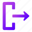 arrow, indicator, directional, exit 