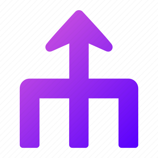 Arrow, indicator, directional, merged icon - Download on Iconfinder