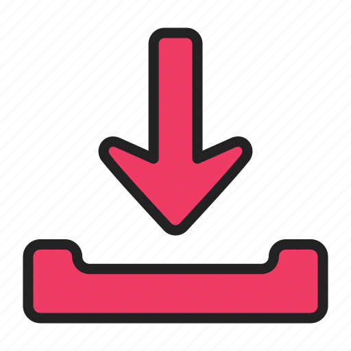 Arrow, indicator, directional, download icon - Download on Iconfinder