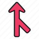 arrow, indicator, directional, merged