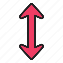 arrow, indicator, directional, scroll