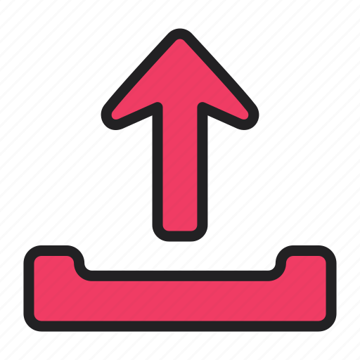 Arrow, indicator, directional, upload icon - Download on Iconfinder