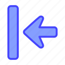 arrow, indicator, directional, close