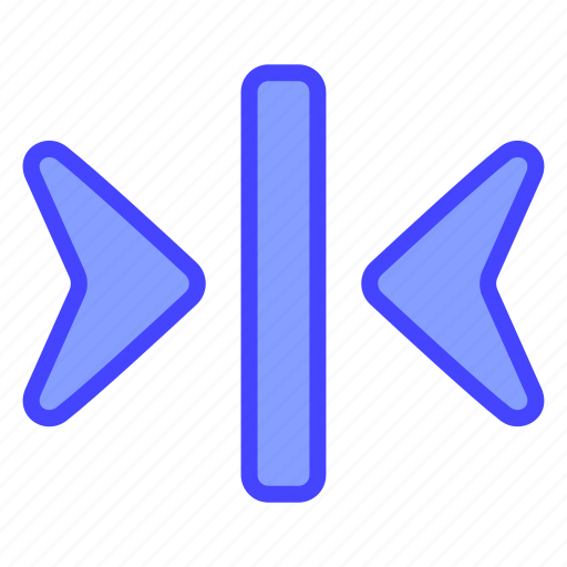 Arrow, indicator, directional, contract icon - Download on Iconfinder
