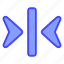 arrow, indicator, directional, contract 