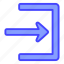 arrow, indicator, directional, enter 