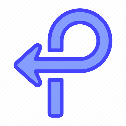 Arrow, indicator, directional, loop icon - Download on Iconfinder