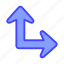 arrow, indicator, directional, move 