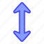 arrow, indicator, directional, scroll 
