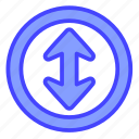 arrow, indicator, directional, scroll