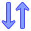 arrow, indicator, directional, transfer 