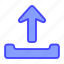 arrow, indicator, directional, upload 