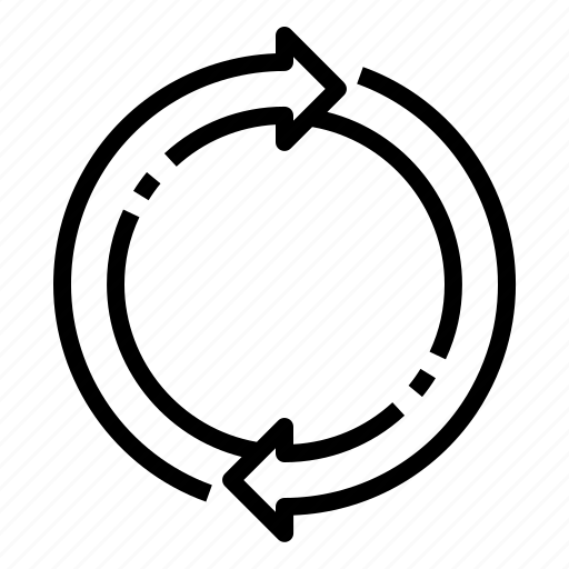 Repeat, nonstop, arrows, circular, loop icon - Download on Iconfinder