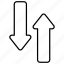 data, arrow, direction, statistics, info, graph 