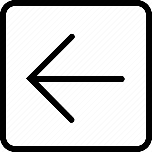Arrow, left, plain, square icon - Download on Iconfinder