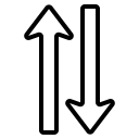 up down arrows, direction, navigation, arrows, movement, sign, indicator, signal