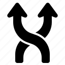 directional arrows, navigation, decision, choice, graphic design, maps, signage, indicators