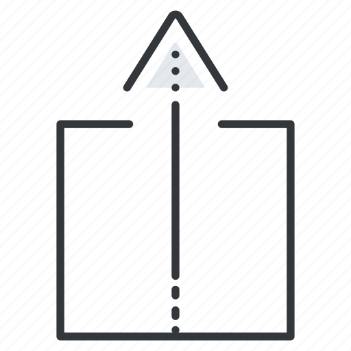 Arrow, arrows, extract, line, pointer, up icon - Download on Iconfinder
