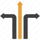 t, junction, directions, arrow, chart, arrows, business, finance, infographic