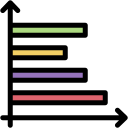 bar, chart, statistics, graph, infographic, elements, horizontal, business, finance