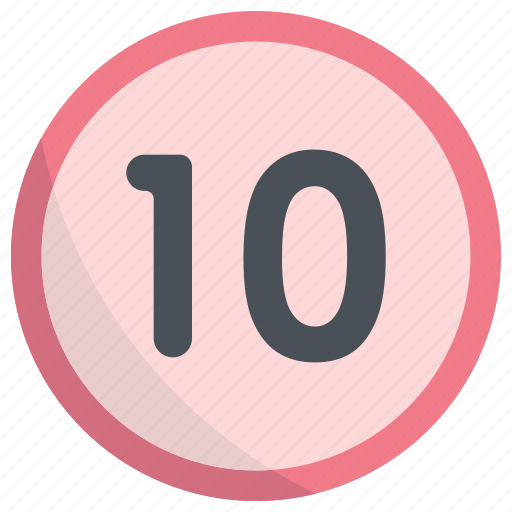 Ten, number, count, sign icon - Download on Iconfinder