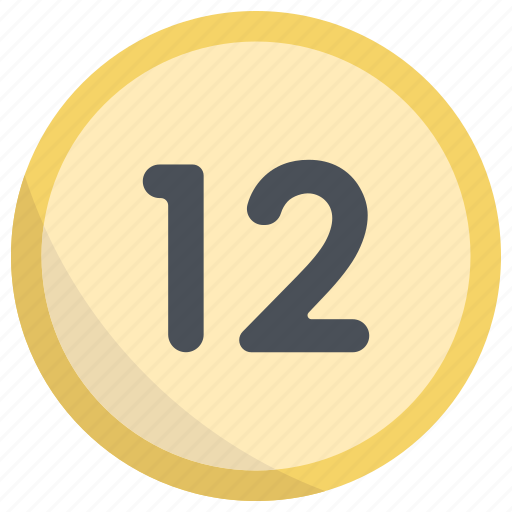 Number, count, twelve icon - Download on Iconfinder