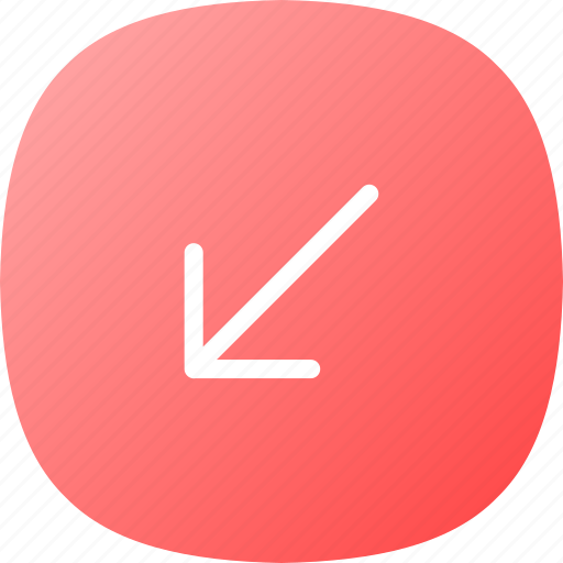 Arrows, pointers, diagonal, arrow, button, interface, symbol icon - Download on Iconfinder