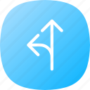 arrows, pointers, diversion, network, divide, button, interface, symbol
