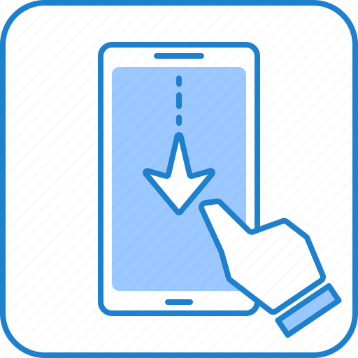 Down, arrow, direction, navigation icon - Download on Iconfinder