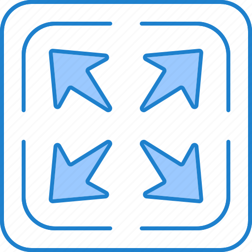 Arrows, down, left, right, up, fullscreen, move icon - Download on Iconfinder