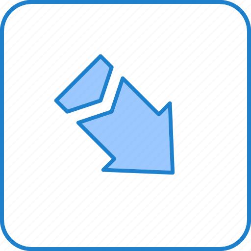 Down, right, up, arrow, direction, move, navigation icon - Download on Iconfinder