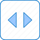 arrows, left, right, interface