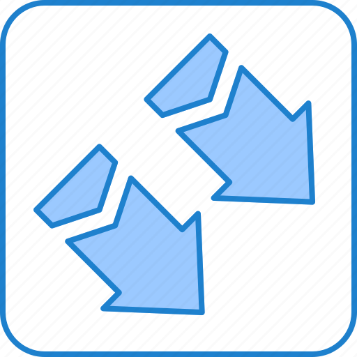 Arrows, down, right, navigation icon - Download on Iconfinder