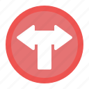 arrow, t, junction