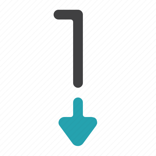 Arrow, direction, down, next, south icon - Download on Iconfinder