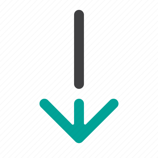 Arrow, direction, down, south icon - Download on Iconfinder
