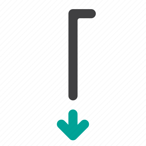 Arrow, back, direction, down, previous icon - Download on Iconfinder