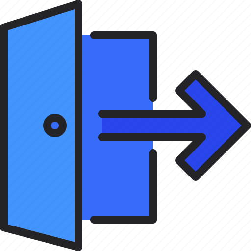 Logout, exit, arrow, sign, out icon - Download on Iconfinder