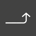 arrow, direction, graph, growth, sign, turn, up