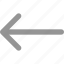 long, arrow, left 
