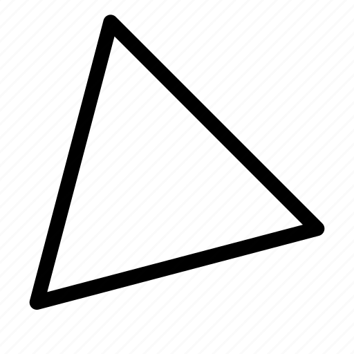 Triangle, bottom-left, down-left, corner, downward-left, southwest, direction icon - Download on Iconfinder