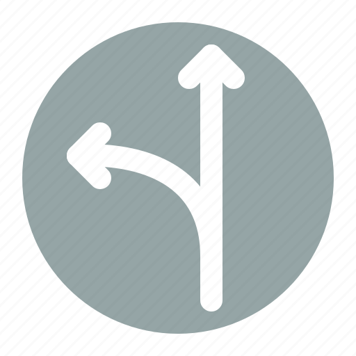 Arrow, arrows, fork, left, up icon - Download on Iconfinder