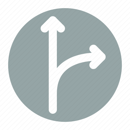 Arrow, arrows, fork, right, up icon - Download on Iconfinder