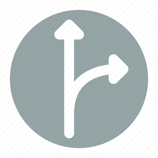 Arrow, fork, right, up icon - Download on Iconfinder