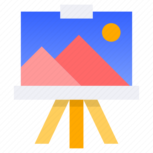 Artwork, painting, painting frame, scenery, landscape icon - Download on Iconfinder