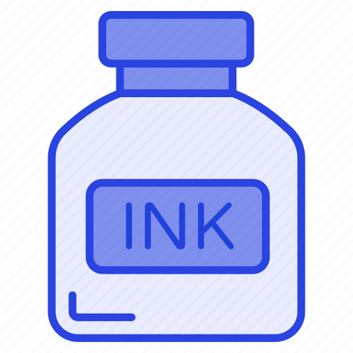 Inkpot, ink, stationery, container, bottle, jar, vintage icon - Download on Iconfinder