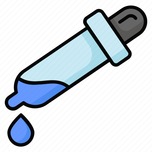 Dropper, color, picker, eyedropper, pipette, tool, drop icon - Download on Iconfinder