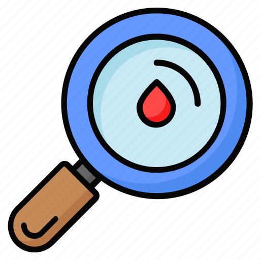 Color, search, drop, magnifier, research, loupe, combination icon - Download on Iconfinder