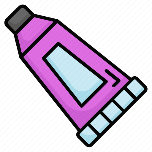 Paint, colors, tube, container, gouache, acrylic, stationery icon - Download on Iconfinder
